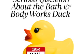 I Have a Really Serious Question About the Bath & Body Works Duck
