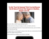 Erect On Command: Highest Converting New Mens Health Offer